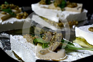 Cheese with herbs in Bulgaria photo