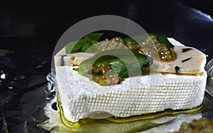 Cheese with herbs in Bulgaria