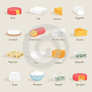 Cheese Icon Flat