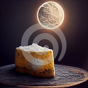cheese made out of moon