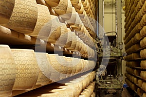 Cheese maturing storehouse