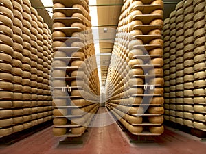 Cheese maturing storehouse