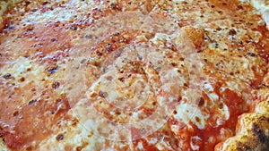 Cheese Pizza Flavored with Hot Tomato Sauce