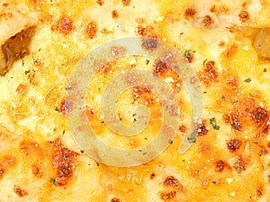 Cheese Pizza Texture Detail