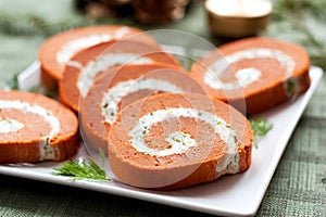 Cheese rolls appetizer