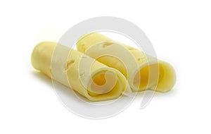 Cheese rolls on white