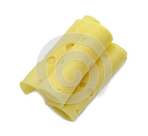 Cheese rolls on white