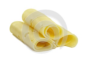 Cheese rolls on white