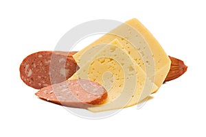 Cheese and sausage