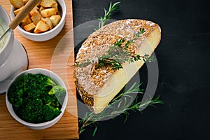 Cheese is a solid bastardo with spices.