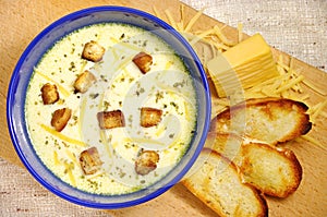 Cheese soup