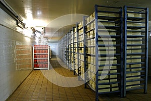 Cheese storage in dairy