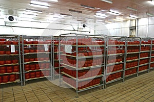 Cheese storage in dairy