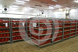 Cheese storage in dairy