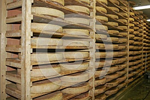 Cheese storage, Reblochon is a traditional hand made cheese