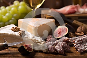 Cheese,wien and prosciuotto