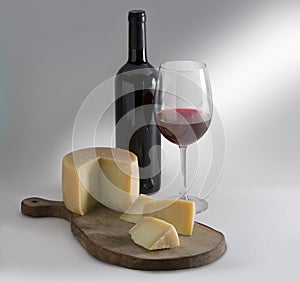 Cheese and wine