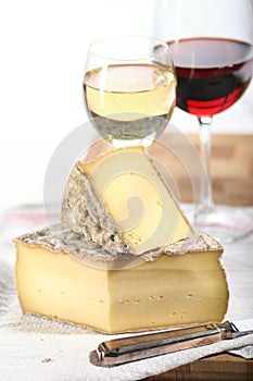 Cheese and wine