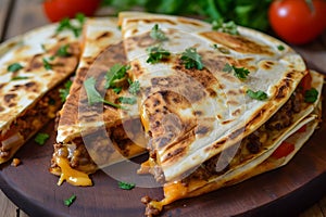 Cheeseburger Quesadillas: A Fusion of American Classic and Mexican Flair photo