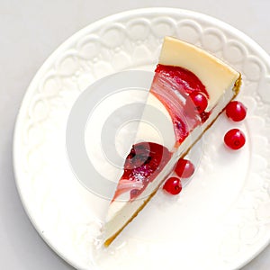 Cheesecake, berries