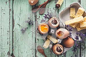 Cheesecake Chocolate Easter Eggs Dessert