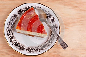 Cheesecake with goiabada jam