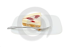Cheesecake on a plate