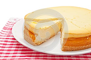 Cheesecake slice photo