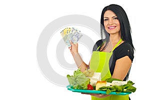 Cheesemaker offering cheese to low price