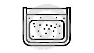 cheesemaking factory equipment line icon animation