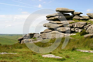 The Cheesewring, Bodmin Moor, Cornwall, UK photo