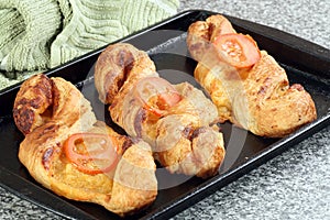 Cheesey pastry twists