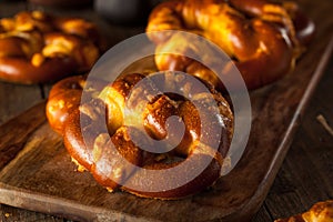 Cheesy German Soft Pretzels