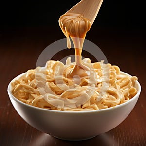 Cheesy Noodles Dipped In Caramel: A Delicious And Unique Culinary Creation