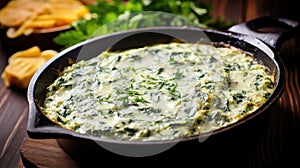 cheesy spinach and artichoke dip