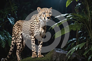 Cheetah Acinonyx jubatus portrait