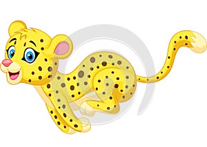 Cheetah cartoon running