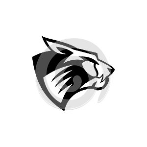 Cheetahhead logo vector illustration