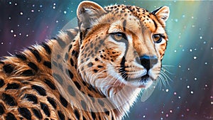cheetah illustration highquality image and ai generated