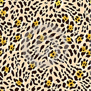 Cheetah leopard big cat texture pattern 1. Vector illustration.