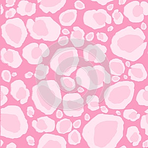 Cheetah print pink large scale seamless repeat pattern design print