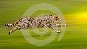 Gepard bežať 