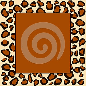 Cheetah spots frame