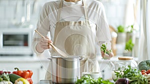 The Chef in the Kitchen.AI generated image