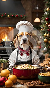 Chef Beagle\'s Feast: Crafting Delicious Memories for a Memorable Christmas Dinner