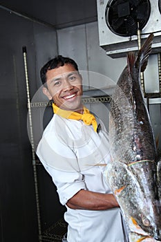 Chef and big fish