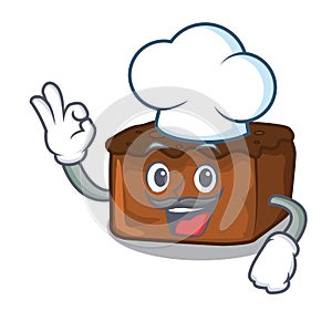 Chef brownies character cartoon style