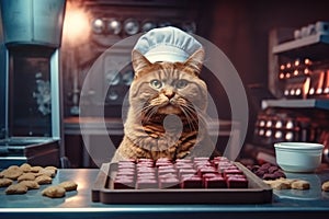 Chef Chocolatier Working, Man Makes Handmade Chocolates