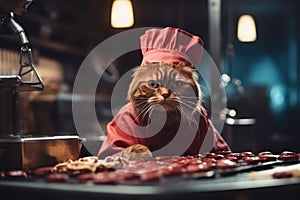 Chef Chocolatier Working, Man Makes Handmade Chocolates