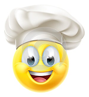 Chef Emoticon Cook Cartoon Face